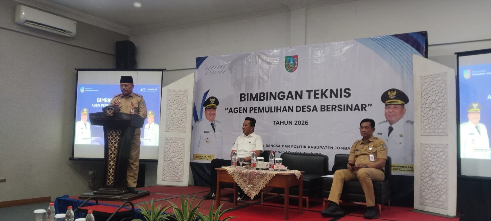 100 Sekdes dan Perangkat Desa Ikuti Bimtek Agen Pemulihan Desa Bersinar Tahun 2026