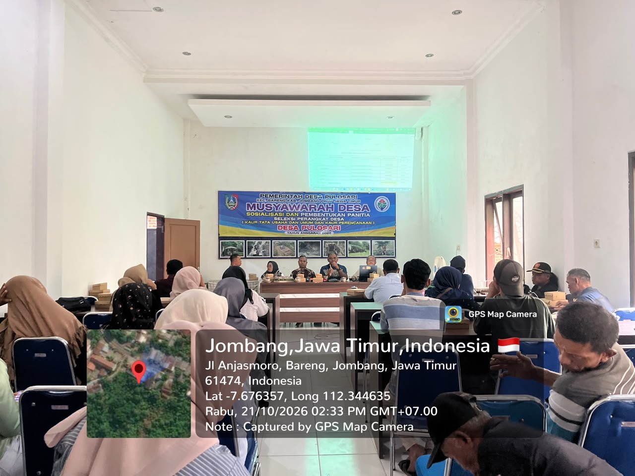 Camat Bareng Hadiri Musyawarah Desa Pulosari, Sosialisasikan Regulasi Terbaru dan Pembentukan Tim Seleksi Perangkat Desa Tahun 2026